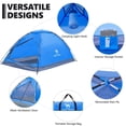 thumbnail image 3 of Carpa de Campaña Tipo Cúpula CAMEL CROWN impermeable para 2/3/4/5 personas, 3 of 7