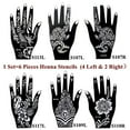 thumbnail image 2 of Kit de plantillas de tatuajes de henna para Navidad para mujeres y niñas, arte a mano, 2 of 6