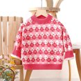 thumbnail image 2 of Diufon Toddler Baby Boy Girl Sweater Kids Plaid Fall Winter Crewneck Long Sleeve Thickened Warm Knitwear, 2 of 4