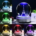 thumbnail image 2 of Changing Sea Turtle Crystal Ball Night Light for Room Decoration, 3D Illusion Ocean Theme Turtle Table Lamp with Silver Base, Ideal Gifts for Boys and Girls Birthday, Christmas, 2 of 14