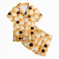 thumbnail image 4 of Futezty Halloween Girls Pajamas 2 Piece Soft Short Sleeve Pjs Set for Kids Loungewear Clothing 2T-13T, 4 of 4