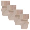 thumbnail image 1 of Couch Leg Replacement Wood Furniture Feet Diy Versatile Decor Styles 4Pcs Round Shape, 1 of 5
