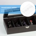 thumbnail image 4 of 10 PCS Bisagras plegables Bisagras acrílicas transparentes Durables Bisagras claras para cajas, 4 of 5