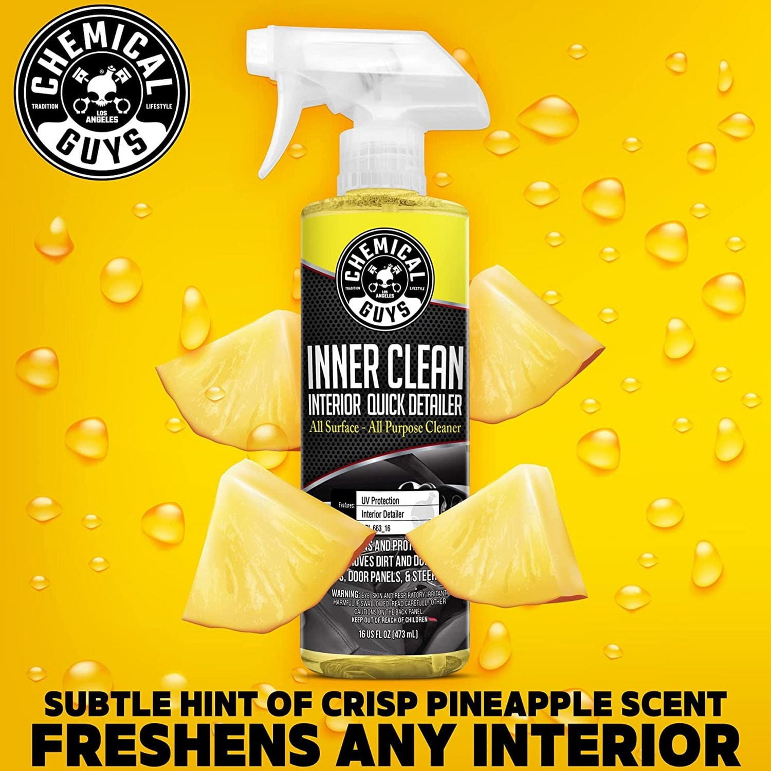 CHEMICAL GUYS INNERCLEAN INTERIOR QUICK DETAILER AND PROTECTANT, INTERIOR DETAILER