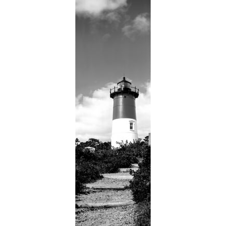 Lighthouse Beach Cape Cod Low angle view of Nauset Lighthouse Nauset Beach Eastham Cape Cod Barnstable County Massachusetts USA Poster Print ()