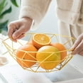 thumbnail image 4 of Golden Wire Basket, Breathable Design for Even Fruit Ripening, Easy to Clean & Modern Kitchen Decor, 4 of 7