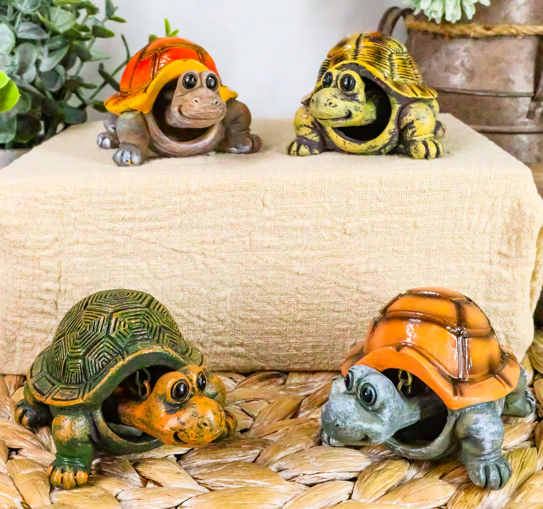 Ebros Nautical Colorful Shell Sea Turtles Tortoises Bobblehead ...