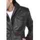 thumbnail image 2 of Chaqueta Leather Resistente con Capucha para Hombre, 2 of 7