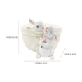 thumbnail image 3 of BNNG Rabbit Flower Pot Succulent Planter Garden Pots, Decorative Flower Pot,Animal Shaped Cartoon Planter Pots,Art Decorations Pocket Bunny Balcony Flowerpot Resin Plant Pots ecorative Plant Pots, 3 of 5