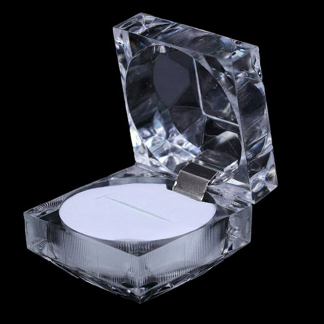 1PC Velvet Ring Box Square Jewelry Box Valentine‘s Day Ring Box With Detachable Lid