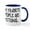White/Navy Inside, variant on CafePress - My Favorite People Are Fictional - 11 oz Ceramic Mug - Novelty Coffee Tea Cup