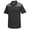 Black/White, variant on Monterey Club Men's Dry Swing Stripe ColorBlock Golf Polo Shirt #1142