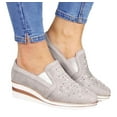 thumbnail image 2 of Miluxas Women's Go Walk Flex Slip-ins-Relish Sneaker Clearance Gray 9.5(43), 2 of 5