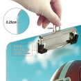 thumbnail image 4 of ALAZA Plastic Clipboard A4 Letter Size Decorative Clipboards for Students Women Men 9" x 12.5" Baseball Helmet on Grass, 4 of 6