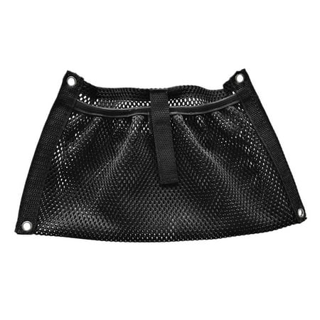 Durable Black Nylon Marine Boat Yacht Kayak Canoe Dinghy Gear Accessories Beer Tackle Box Storage Mesh Pouch Organizer 12 x 7