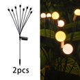 thumbnail image 2 of Luz solar para exteriores con 8 bombillas LED decorativas para patio luz de color Gloria luces del camino del césped, 2 of 8