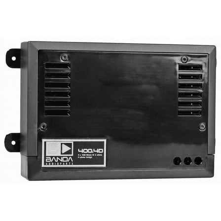 Banda Four Channel 100 Watt RMS Car Audio Amplifier - Black - BD400.4BLACK
