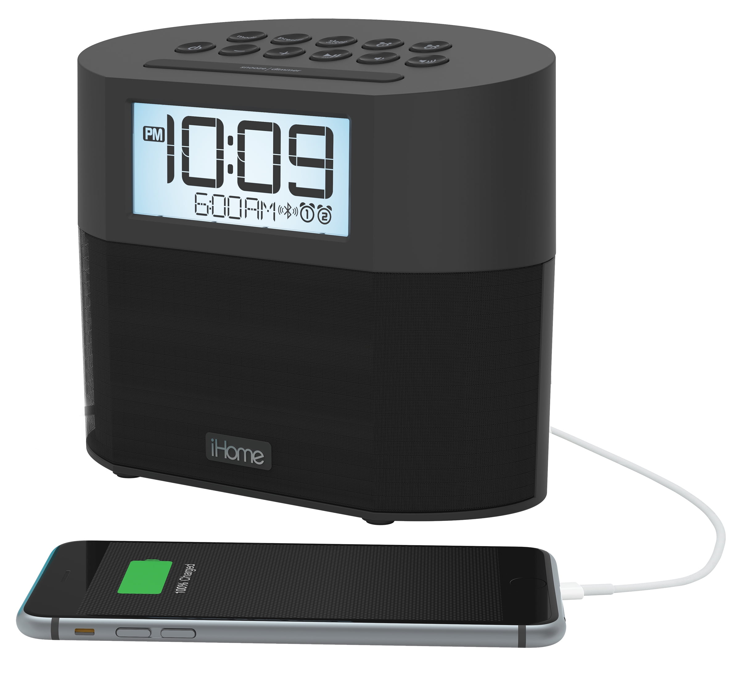 ihome dual dock clock radio