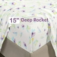 softan Floral Full Sheet Set Blue Dandelion Flower Bed Sheets Double