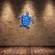 thumbnail image 5 of Decoración de pared de metal con forma de tortuga marina de estilo simple, adorno de animal, decoración de tortuga para azul, 5 of 7