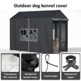 thumbnail image 3 of Funda para caseta para perros al aire libre LYBOSH, cobertura total de 2,4 x 1,2 x 1,8 m, 3 of 6