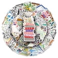 thumbnail image 2 of Pegatinas Book Flower, 50 unidades, libro abierto estético con flores, 2 of 2