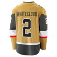 thumbnail image 3 of Men's Fanatics Zach Whitecloud Gold Vegas Golden Knights Home Breakaway Jersey, 3 of 3