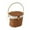 Lined, variant on Picnic Basket Shopping Basket Gift Hamper Lightweight Imitation Rattan with Secure Lid for Outings and Groceries