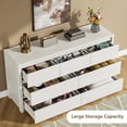 thumbnail image 4 of Ataucjin 7 Drawer Dresser for Bedroom, Wide Wood Chest of Drawers Handle Free, Large Modern Dresser Storage Cabinet for Living Room, Hallway Entryway, 4 of 7