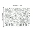 thumbnail image 3 of Happy Easter Coloring Poster, 31.5x43.3 Inch Disposable Paper Tablecloth for Children's Party, Kids Craft, Doodle Activity, Easter Celebration, 3 of 8