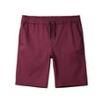 thumbnail image 4 of Ma Croix Men's Flat Front Summer Casual Twill Classic Slim Fit Cotton Shorts, 4 of 6