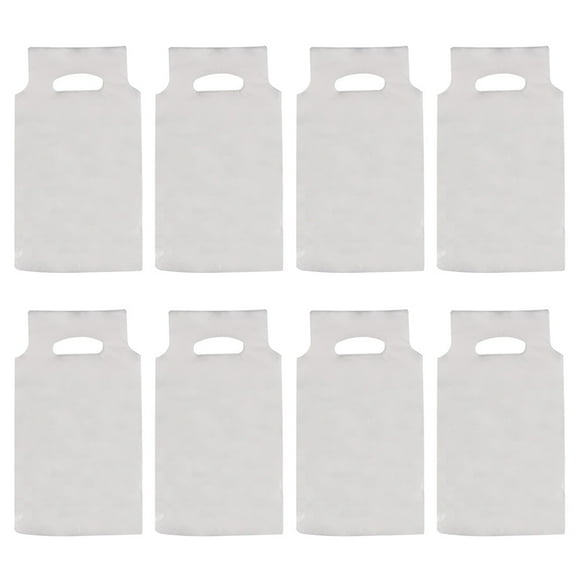 WORGEOUS 200pcs Bolsas de embalaje de bebidas desechables Portavasos de café transparente Bolsa portátil para llevar (28cm)