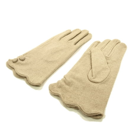 - Classic Women's Elegant Solid Color Wool Gloves