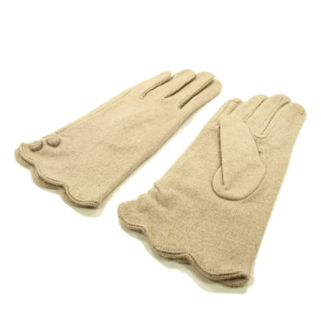 Classic Women's Elegant Solid Color Wool Gloves