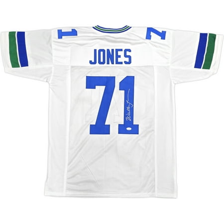 Seattle Seahawks Walter Jones Autographed White Jersey JSA 234533