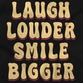 thumbnail image 2 of Positivity Laugh Louder Smile Bigger Men's Graphic T Shirt Tees Brisco Brands S, 2 of 6