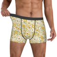 thumbnail image 2 of Kdxio Men's Boxer Briefs with Cute Sunflower Print - Comfortable and Breathable Underwear for Everyday Wear, 2 of 7