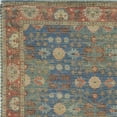 thumbnail image 3 of 8' x 11' Vibrant Traditional Style Blue and Red Design Area Rug, 3 of 3