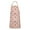 Pink Cow Bell, variant on White Cow Head Pattern Apron-Garden Aprons for Women with Pockets-Cotton Linen Waterproof Kitchen Cooking Gardening Aprons Adjustable for Kitchen,Cooking,BBQ and Salon 33x27 Inch