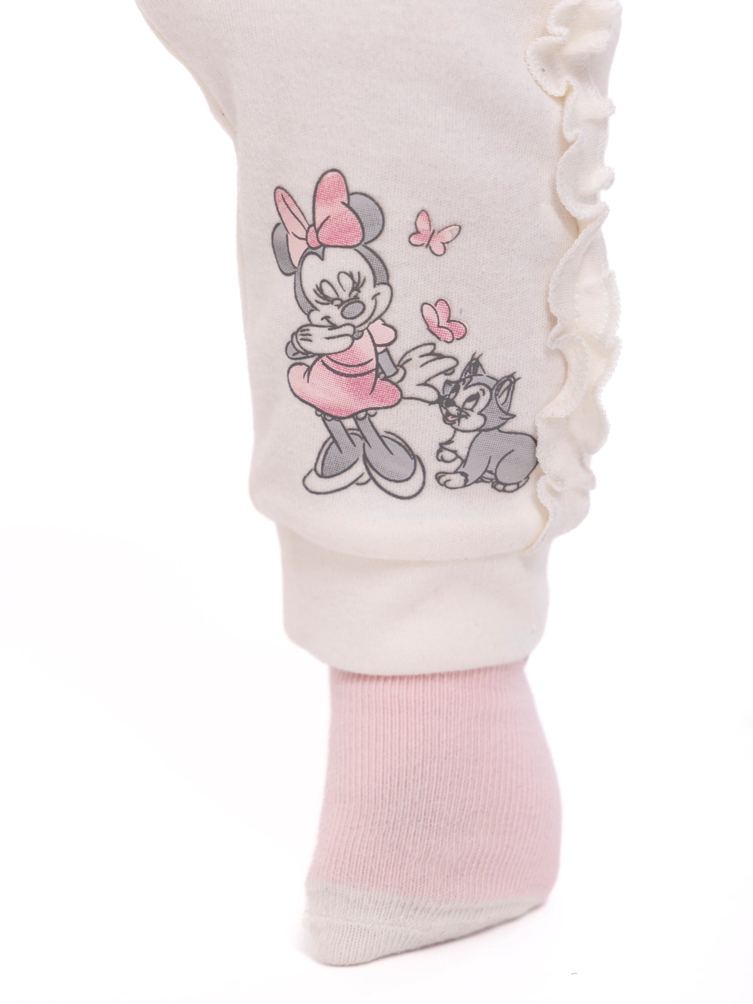 Disney Baby Wishes + Dreams Minnie Mouse Infant Baby Jogger Pants, 3-Pack, Sizes Newborn-12 Months