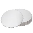thumbnail image 1 of 15pcs Cake Board Round, 6 inch Cake Circle Base Cake Plate Round Cardboard Base, Silver, 1 of 6