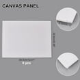 thumbnail image 4 of 8pcs Wood and Painting Canvas Panels Blank Drawing Boards for Oil & Acrylic Painting Rectangle White 30.5x22.8x0.3cm, 4 of 5