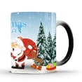 thumbnail image 2 of RKSTN Water Bottles Couple Color Changing Mug Interesting Hot Water Temperature Gradient Coffee Breakfast Tea Ceramic Cup Cups for Cold Water Drinks, Sports,School, 2 of 5