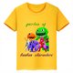 thumbnail image 3 of Camiseta de algodón con estampado de dibujos animados para niños y niñas de Garten of Banban, 3 of 5