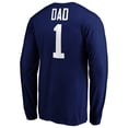 thumbnail image 3 of Men's Blue Tampa Bay Lightning #1 Dad Long Sleeve T-Shirt, 3 of 3