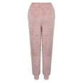thumbnail image 5 of Idoravan Women Sets Clothing Clearance Womens Long Sleeve Solid Plush Tank Tops Set Elastic Waist Long Pants, 5 of 9