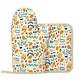 thumbnail image 2 of Honeii Peanuts 8 patten Oven Mitts and Pot Holders Sets, Baker Oven Mitts, Mittens for Kitchen Decor, Baking Lover over Gloves Gifts, 2 of 7