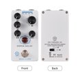 thumbnail image 4 of MOSKYAUDIO White Aluminum Alloy Guitar Bass Super Delay Effects Pedal with 4-Mode Modulation (No/Soft/Middle/Heavy), Blend/Time/Rate/Repeats Controls, True Bypass, 6.35mm I/O, DC 9V Power (Adapter, 4 of 7