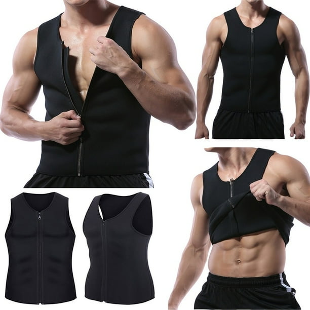 Men's Sauna Sweat Waist Trainer Vests Weight Loss Slim Neoprene Workout