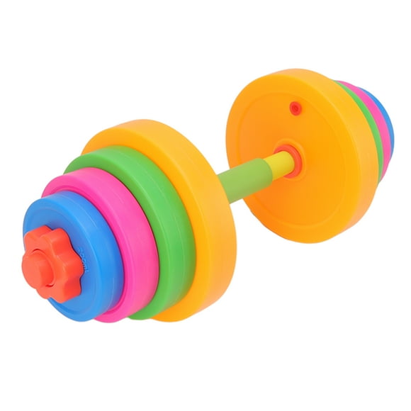 Adjustable Kids Dumbbell Toy, Plastic Fitness Weight Lifting Dumbbell for Children Anti Slip Relieve Hand Pressure Fill Toys Dumbbells with Sand or Water